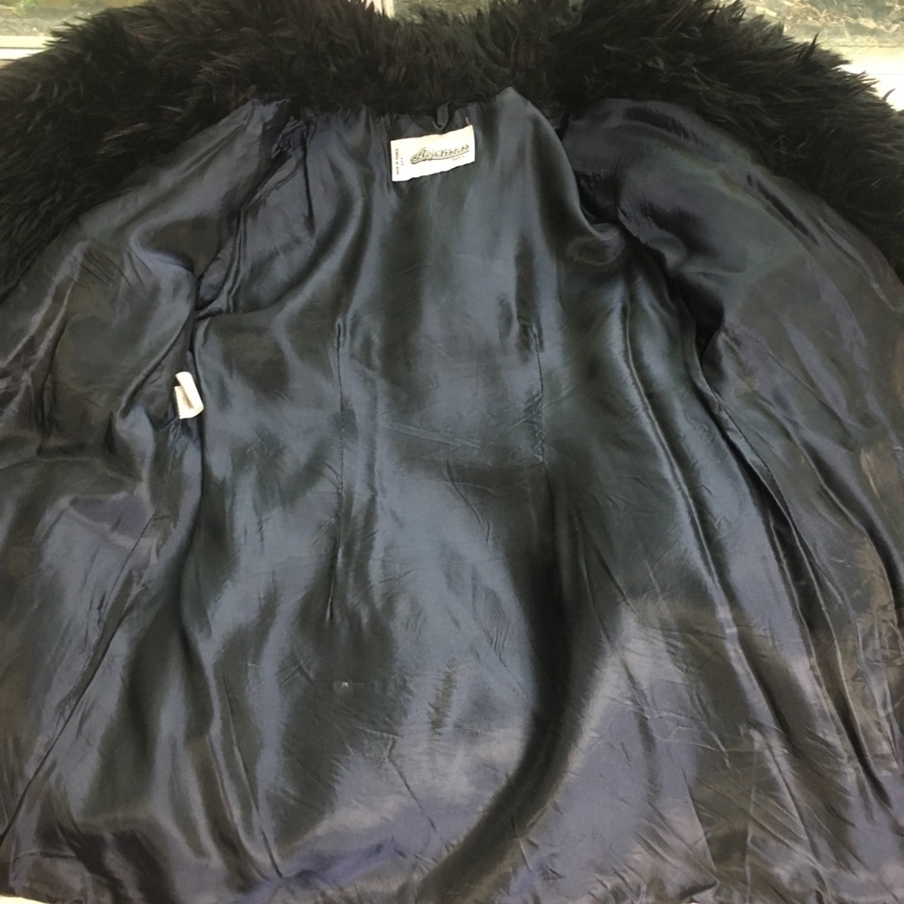 Vintage 90’s Apparence Faux Fur Coat M - Picture 7 of 8